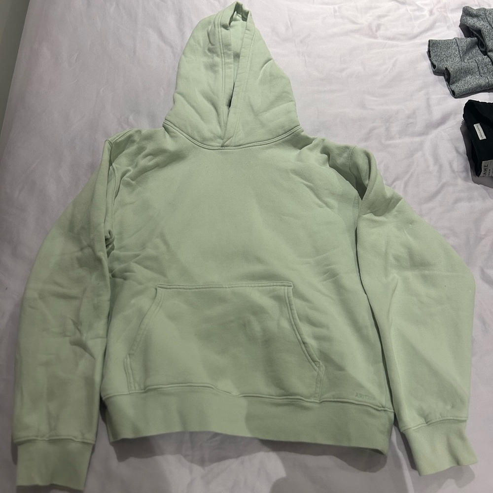 Aritzia Mint Sweatfleece Hoodie